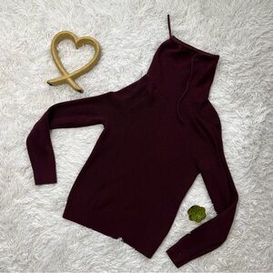 Express Red Cowl Neck Sweater